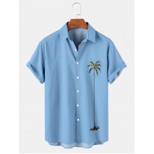 Holiday Collection Coconut Beach Casual Short Sleeve Shirt