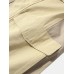Mens Patchwork Contrast Color Letter Embroidered Long Sleeve Jacket With Pocket
