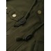 Mens Multi  Pocket Utility Cotton Washed Casual Cargo Jacket With Removable Hood